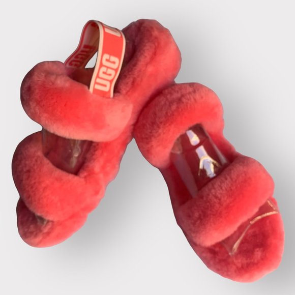 New NWoT UGG Women's OH YEAH Slipper Slide Sz 10 READ DESCRIPTION! - Picture 4 of 8